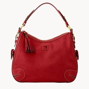 Dooney & Bourke Florentine Leather Side Pocket Hobo